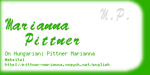 marianna pittner business card